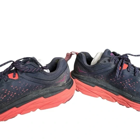 Hoka Women's Challenger ATR 6 Navy Pink Trail Shoes Sz. 8 - Picture 6 of 12